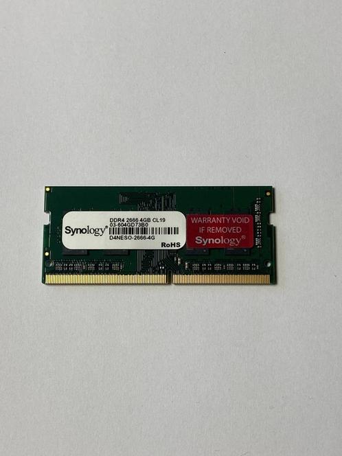 Synology 4gb DDR4 *D4NES0-2666-4G* origineel (DS224+/DS720+), Computers en Software, RAM geheugen, Nieuw, 4 GB, DDR4, Ophalen of Verzenden
