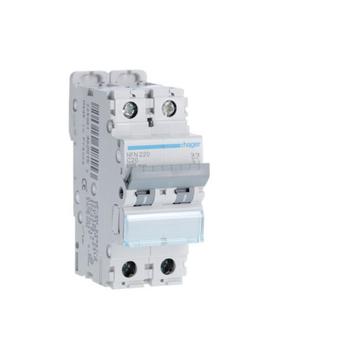 Disjoncteur 20A Hager - 2P - 3 kA - courbe C beschikbaar voor biedingen
