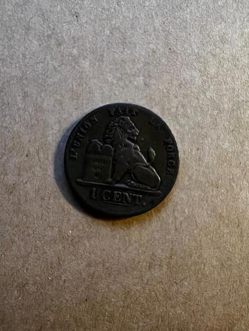 Leopold 2 een 1 centiem van 1870 beschikbaar voor biedingen