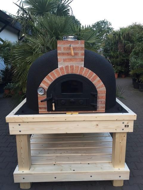Hout-oven steenoven Traditional brick high aluminia 120/90cm, Tuin en Terras, Pizzaovens, Nieuw, Ophalen
