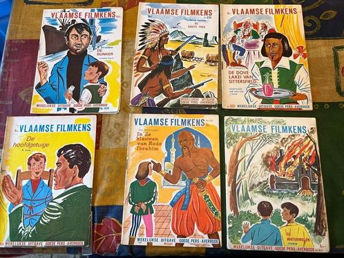 6 oude Vlaamse Filmkens nr 824 - 830 - 833 - 834 - 836 - 837, Livres, Livres pour enfants | Jeunesse | Moins de 10 ans, Utilisé