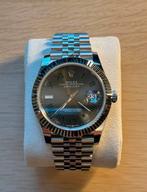 Rolex Datejust Silver 41mm, Handtassen en Accessoires, Horloges | Heren, Ophalen of Verzenden, Nieuw, Rolex