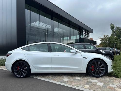 Tesla Model 3 Performance AWD,WIT LEDER,Prachtstaat 26363+B, Autos, Tesla, Entreprise, Model 3, ABS, Airbags, Rétroviseurs électriques