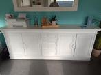 Dressoir en vitrinekast, Huis en Inrichting, Ophalen, Zo goed als nieuw, 200 cm of meer, Kersenhout