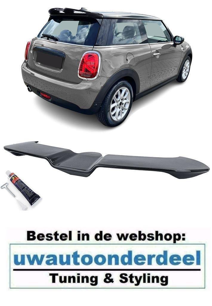 Dakspoiler Dak Spoiler Carbon Look Voor Mini One Cooper F55, Auto diversen, Tuning en Styling, Verzenden