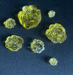 Lot de 7 fleurs jaune en résine, Diversen, Overige Diversen, Nieuw