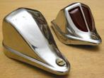 Oude verchroomde bromfietsachterlichten (2 stuks), Enlèvement ou Envoi, Comme neuf