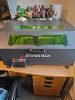 Laser graveermachine 33w met toebehoren atomstack, Ophalen, Zo goed als nieuw