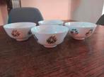 4 opaline ontbijtkommen/bowl, Huis en Inrichting, Keuken | Servies, Ophalen of Verzenden