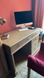 Bureau eik Flamant, Huis en Inrichting, Ophalen, Gebruikt, Bureau