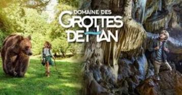 2 Combitickets Grottes de Han et parc animalier
