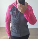 Vest Le Coq Sportif Roze Grijs Panter Rits L, Verzenden, Maat 42/44 (L), Nieuw, Roze