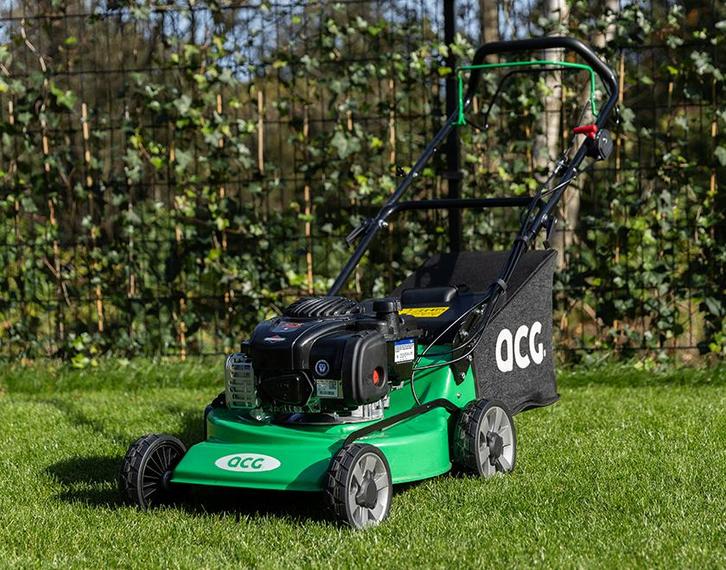 46cm, grasmaaier, bezinemaaier, ACG, gazonmaaier, mulch, Tuin en Terras, Grasmaaiers, Nieuw, Benzine-grasmaaier, 40 t/m 49 cm