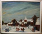 Alfons VERMEIR, winterpret in het dorp, Ophalen