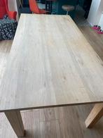Table en bois massif clair, Maison & Meubles, Comme neuf