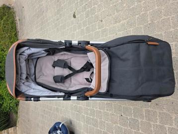 Mutsy nexo buggy donkergroen compleet, Enlèvement, Utilisé, Couverture pieds