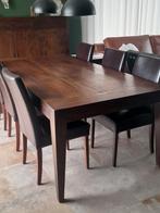 Tafel + 6 stoelen (koloniale stijl), Ophalen