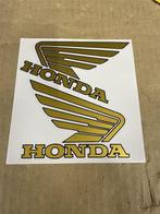 Honda tank stickers goud, Motos, Pièces | Honda, Révisé