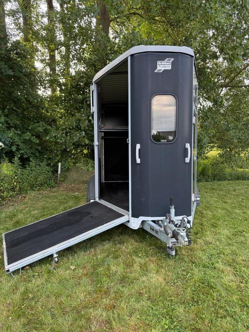 Paardentrailer iForWilliams HB511 incl camera’s en zadelkast, Dieren en Toebehoren, Paarden en Pony's | Trailers en Aanhangwagens