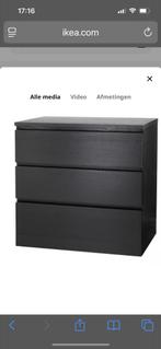 Malm kasten ikea, Huis en Inrichting, Ophalen, 50 tot 100 cm, Zo goed als nieuw, 3 of 4 laden
