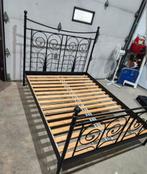 Lit Ikea Noresund en métal (sans les sommiers), Enlèvement, Métal