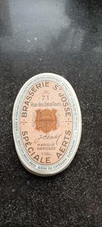 Bieretiket oud br st Josse SPEC. . AERTS, Verzamelen, Biermerken, Ophalen of Verzenden