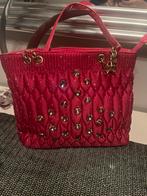 Très beau sac rose fushia avec cristaux brillant, Ophalen of Verzenden, Nieuw, Roze, Handtas