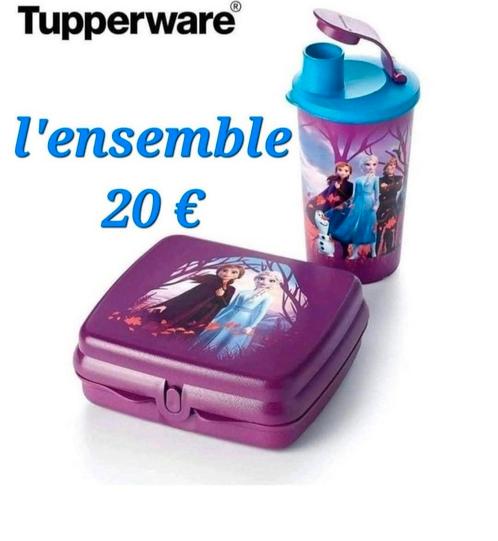 Lunchbox met waterfles, Huis en Inrichting, Keuken | Tupperware, Nieuw, Bus of Trommel, Verzenden