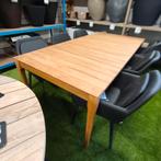 Nieuwe teak tafels spotprijzen, Ophalen, Nieuw, Ovaal