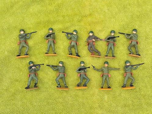 Set miniatuur soldatenfiguren, Verzamelen, Poppetjes en Figuurtjes, Zo goed als nieuw, Ophalen of Verzenden