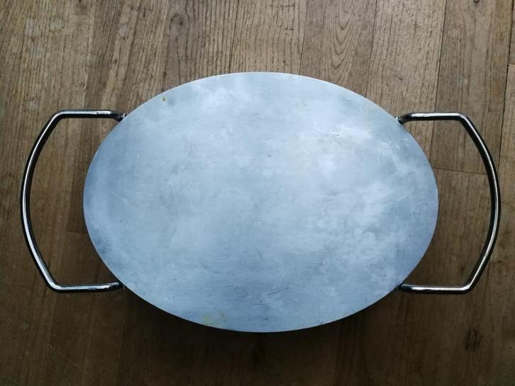 Schotelwarmer met theelichtjes, rechaud met theelichten., Huis en Inrichting, Keuken | Servies, Gebruikt, Overige typen, Overige stijlen