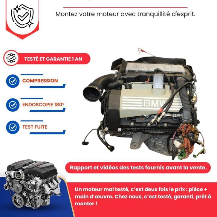 BMW 545i e60/645i 645i 645ci e63 e64/745i e65 4-motor., Auto-onderdelen, Motor en Toebehoren, BMW, Nieuw, Ophalen of Verzenden