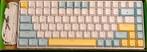 ZIYOULANG K84 - Blue Clicky Switch - White & Cyan+Yellow, Ophalen of Verzenden, Zo goed als nieuw