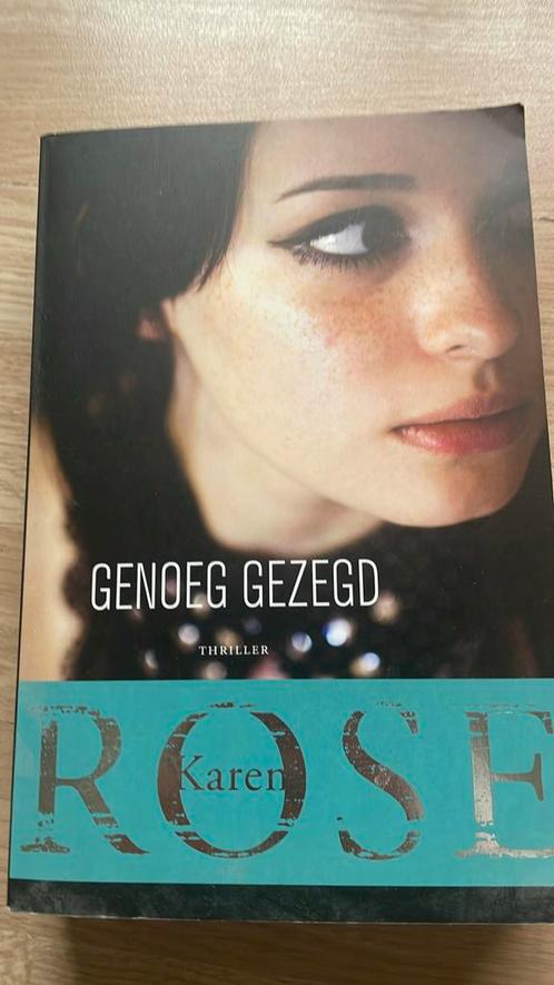 Karen Rose - Genoeg gezegd, Boeken, Thrillers, Zo goed als nieuw, Verzenden