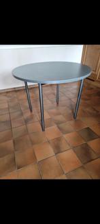 Eettafel grijs, Ophalen, 50 tot 100 cm, 100 tot 150 cm, Rond