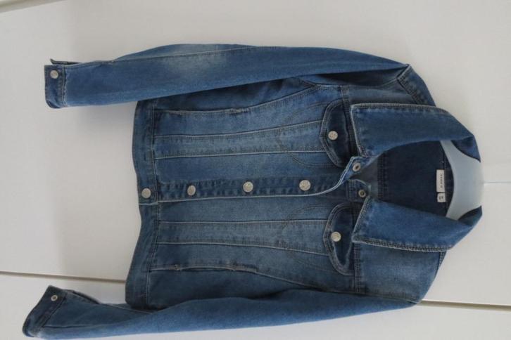 2 Blauwe jeans vestjes "Name it" 152/12 jaar € 6,00, Kinderen en Baby's, Kinderkleding | Maat 152, Zo goed als nieuw, Meisje, Jas