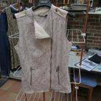Kanten bikervestje nieuw off-white Liu Jo Jeans, Kleding | Dames, Maat 38/40 (M), Overige kleuren, Verzenden, Nieuw