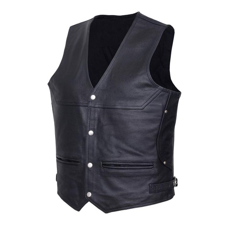 Gillet de Moto Cuir neuf solde prix 45€, Motos, Vêtements | Casques de moto, Neuf, avec ticket, Enlèvement ou Envoi