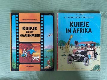 Oude Strips Kuifje onbeschreven 2 stuks beschikbaar voor biedingen