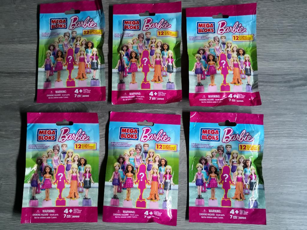 Mega bloks - Barbie mystery bag met figuur, Enlèvement