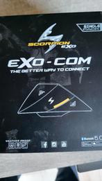 Intercom moto Exo-Com Scorpion sous garantie, Motos, Autres marques, Seconde main, Femmes, Autres types