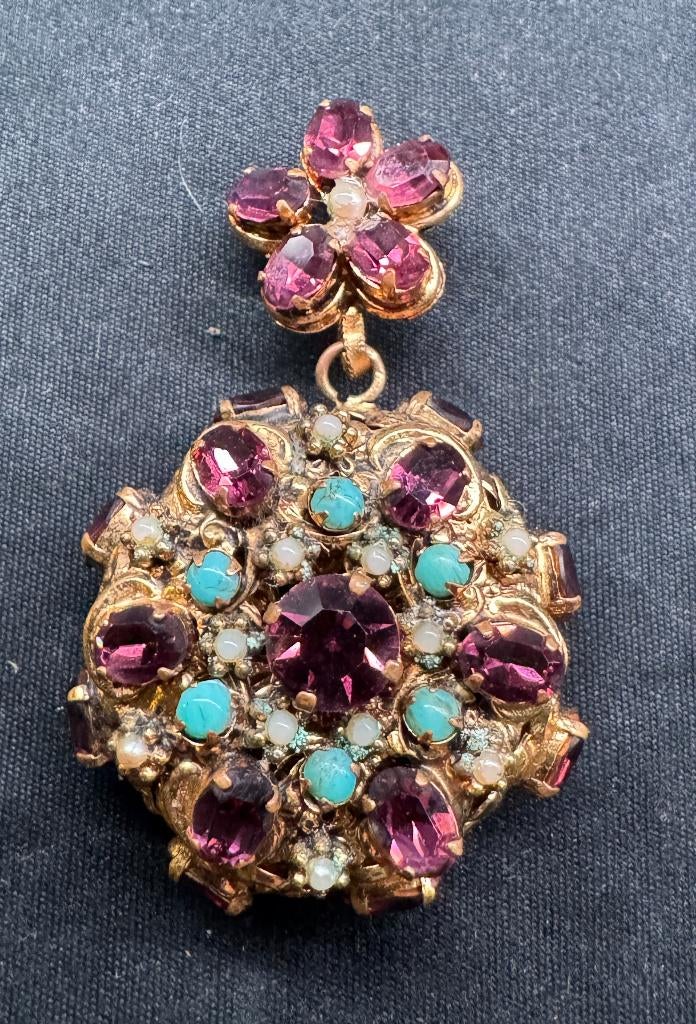 Ancien Pendentif des Années 50, Bijoux, Sacs & Beauté, Bijoux anciens, Enlèvement ou Envoi, Autres matériaux, Pendentif