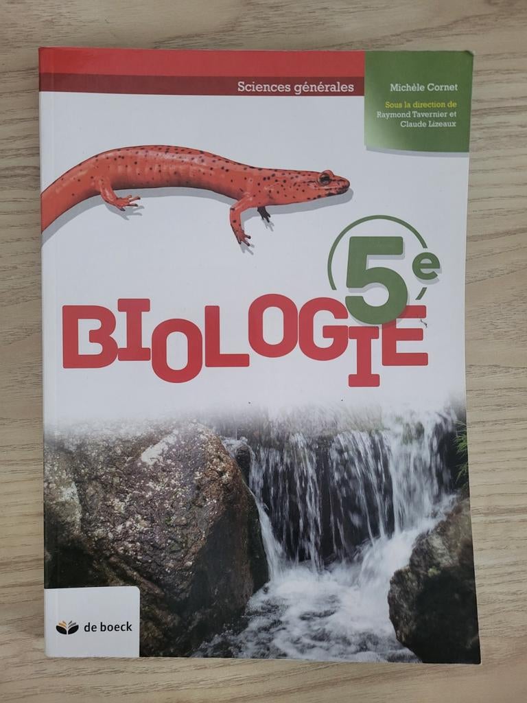 Biologie 5e, Livres, Enlèvement, Comme neuf