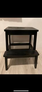 Zwart opstapje/kruk Ikea Bekvam, Kinderen en Baby's, Ophalen, Zo goed als nieuw