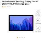 Tablette  SAMSUNG A7 32GB + SD carte, Computers en Software, Apple iPads, Ophalen, Zo goed als nieuw