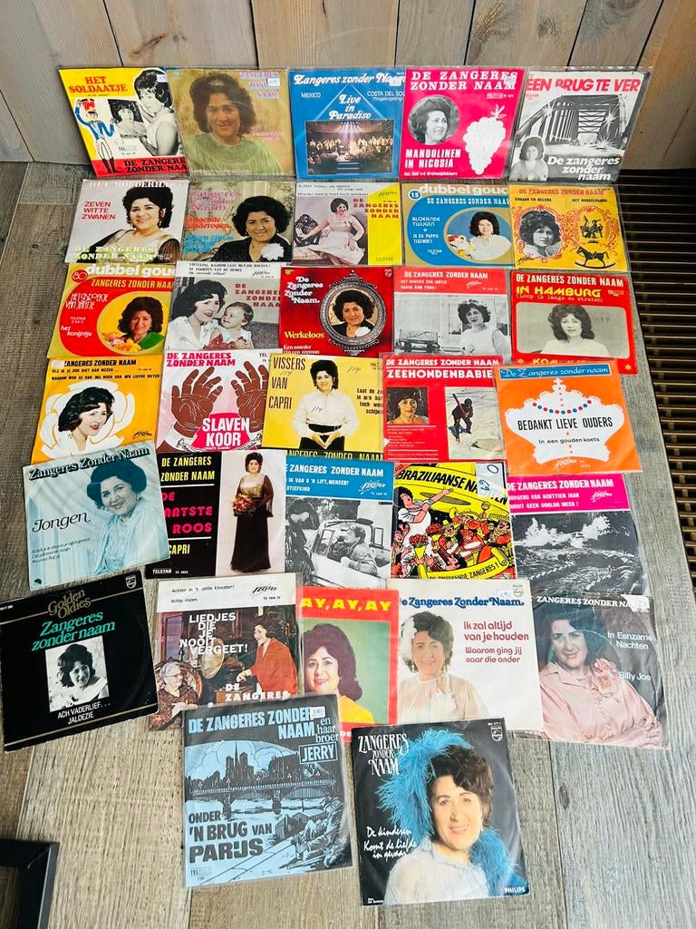 Zangeres zonder naam 7” vinyl Collectie, Cd's en Dvd's, Vinyl Singles, Ophalen of Verzenden, Zo goed als nieuw