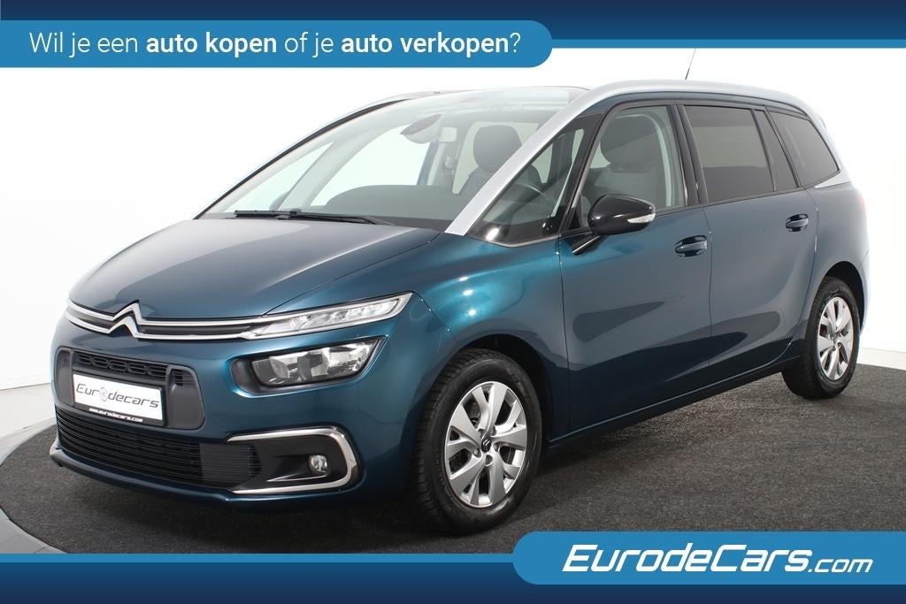 Citroën Grand C4 Spacetourer *1ste Eigenaar*7-Zits*, Stof, 1199 cc, Blauw, 7 zetels