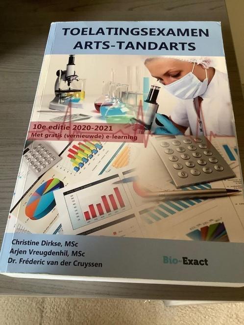 Boek toelatingsexamen Arts/Tandarts, Ophalen, Zo goed als nieuw