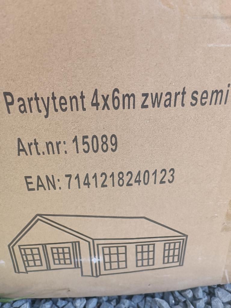 Partytent 4x6 lizzely en garden, Tuin en Terras, Partytenten, Ophalen, Opvouwbaar, Partytent, Zo goed als nieuw