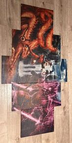 Set van 5 tafels van Naruto vs Sasuke + GRATIS poster, Ophalen, Zo goed als nieuw, Overige typen